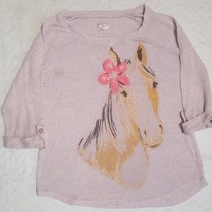 Justice 3/4 sleeve top